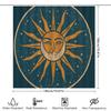 Moon Phase Shower Curtain Celestial Decor Washable Bathroom Curtain Vintage Space Theme Home Decor Artistic Wall Hanging Tapestr