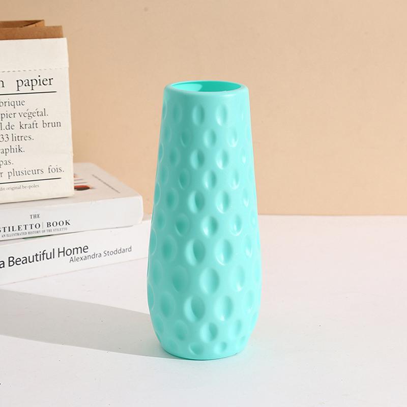 Modern Nordic Plastic Flower Vase, Pink, Blue, White Pot, Basket, Home, Living Room Decoration, Ornament, Arrangement