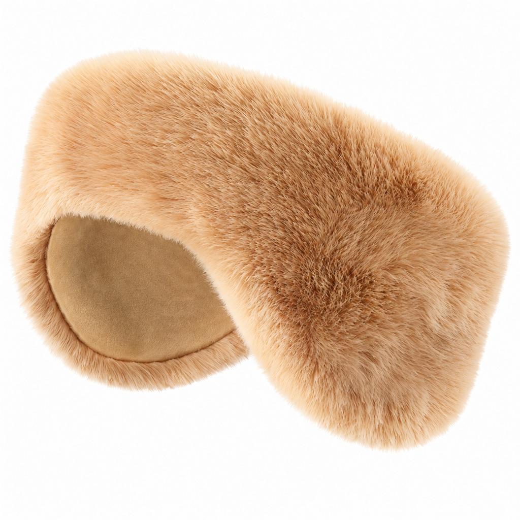 Women's Winter Plush Ear Warmers with Baseball and Ear Flap Cover for Cold