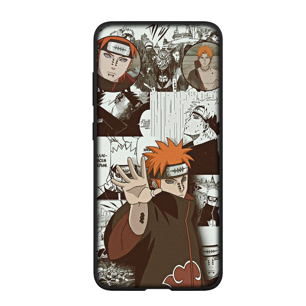 For Samsung Galaxy S25 S24 S23 S22 Ultra FE Plus A37 A57 A56 A55 A06 A16 A15 A36 A26 A35 A05 A25 A54 A34 Phone Case Cartoon Pain Akatsuki Naruto Cover