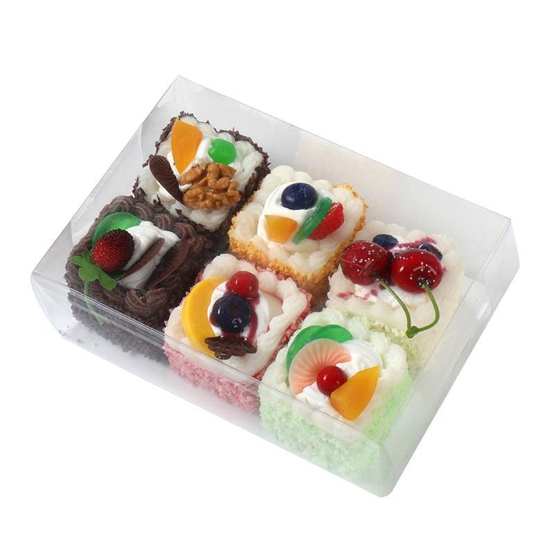French Cream Cake Miniature Toy With Magnet For Home Decor And Collection