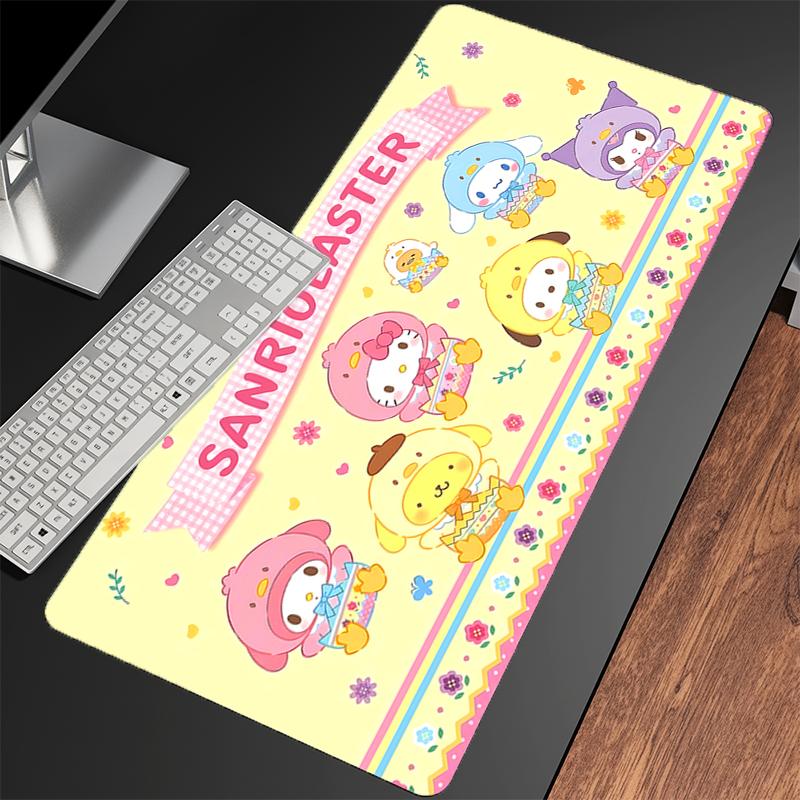 Gaming Mousepad Big Computer Gamer Mouse pad MMy Melody specially designed Natural Rubber with Locking Edge Gaming Mouse Mat