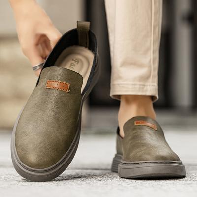Nuove Scarpe Casual in Pelle da Uomo Traspiranti Scarpe Eleganti Formali Mocassini di Moda Designer Versatili Slip-on da Guida Mocassini
