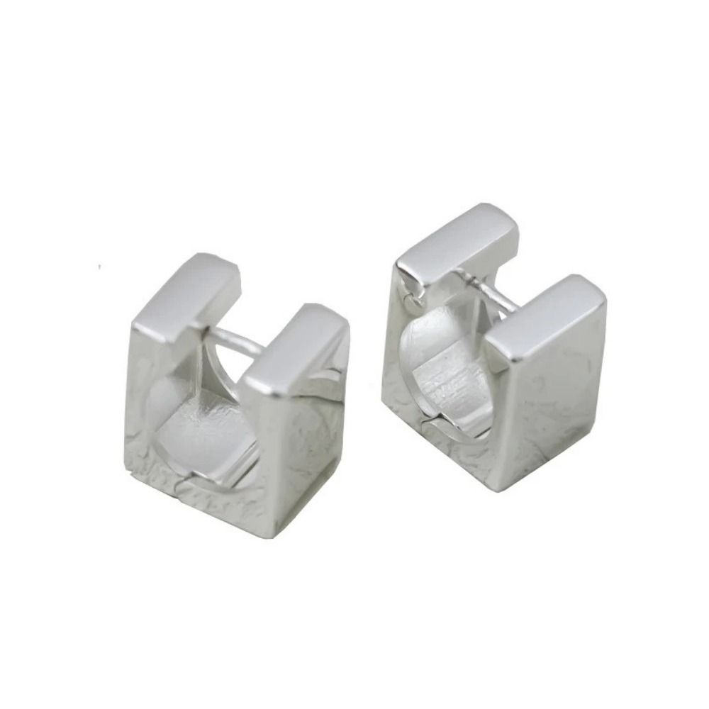 

Предотвращает аллергию квадратная геометрическая пряжка для ушей медная минималистская серьга-кольцо подарок