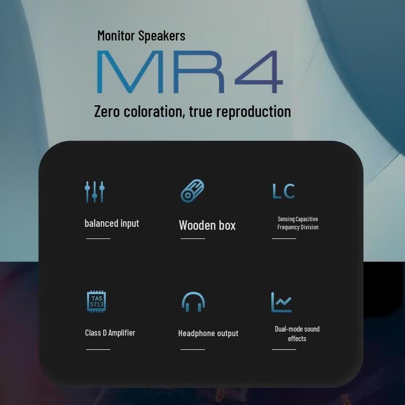 EDIFIER MR4 Active Monitor 2.0 Speakers (CN version)