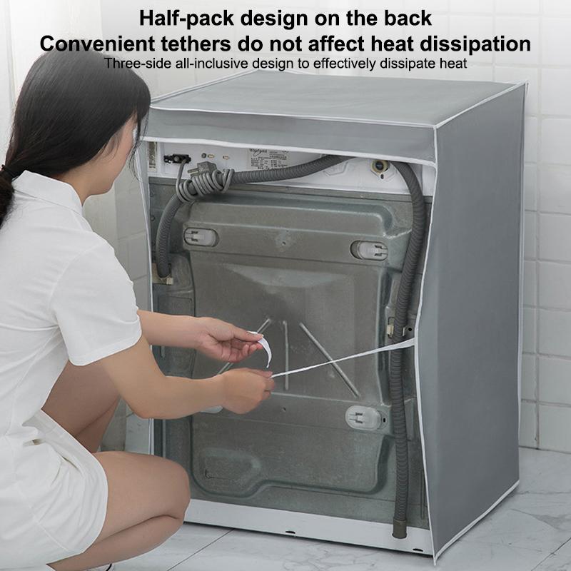 **Washing Machine Cover Waterproof Sunscreen Protector Dryer Case Box Drum Washing Machine Protective Cover Universal Dust Cover