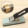 Stainless Steel Fixed Angle Honing Guide With Brass Roller For Woodworking Chisel Planer Blade Flat Chisel Edge Sharpening Tools