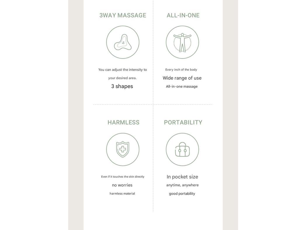 [Barybody] Piłka do masażu Roller & Narzędzia Wszystko-w-jednym Masażer manualny