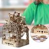 3D Wooden Puzzle Ferris Wheels Model Creative Self Assembly with LED DIY Building Kits for Birthday