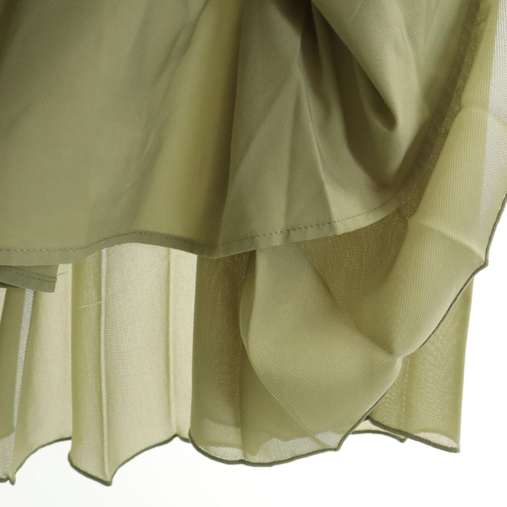 Mila Owen Long length Pleats skirt Beige Women Used