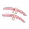 Eyelash Separator Tool Washable Reusable Silicone Base and Legs Lash Extension Assisted Tool for Beauty Salon Pink
