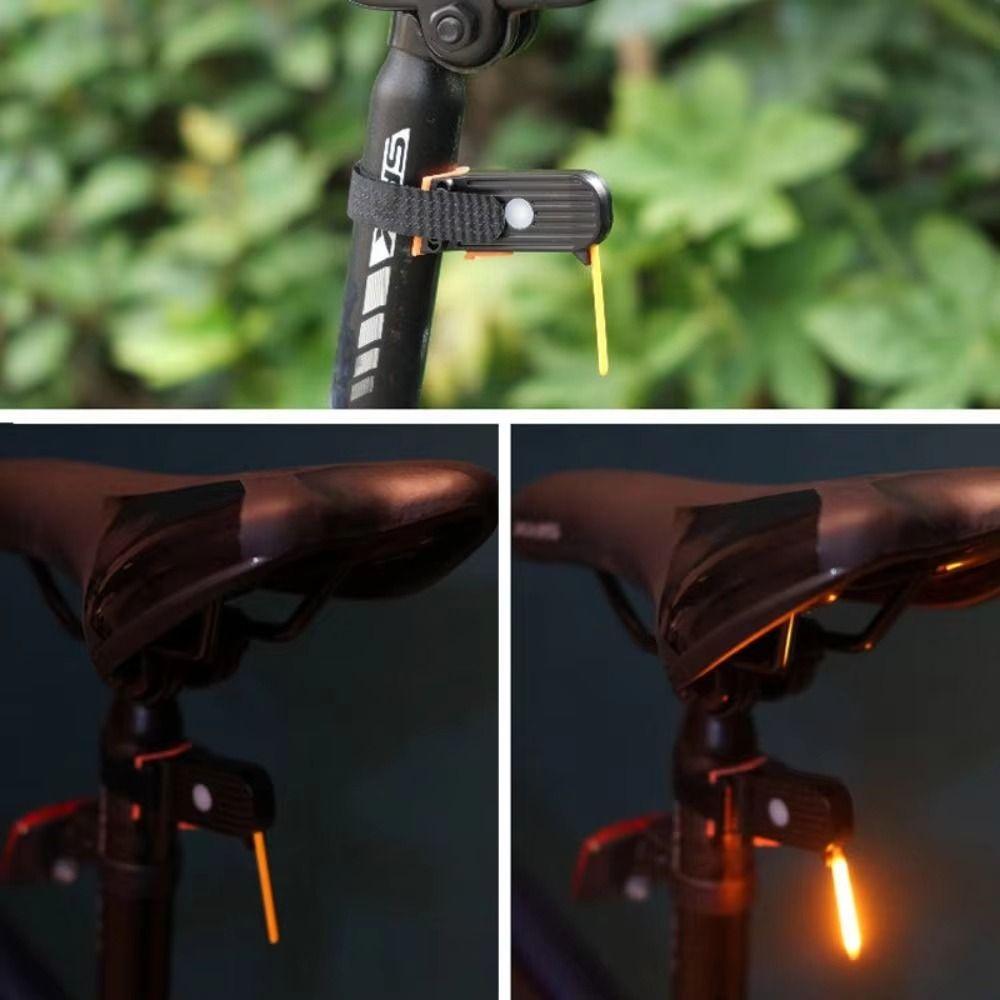 Foldable Bike Taillights Waterproof Emergency Warning Lights LED Cycling Rear Lamp  Outdoor
