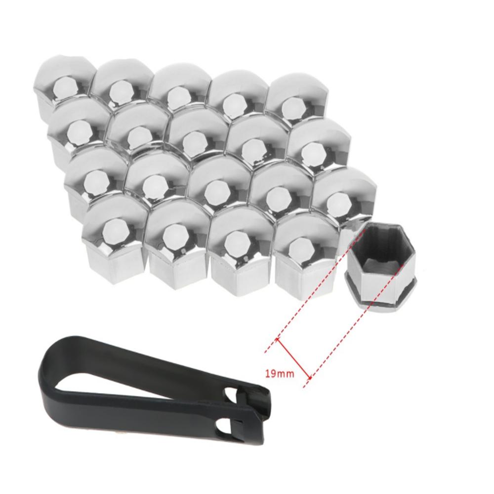 17 19 21MM Car Tire Screw Cap for Land Rover Range Rover Velar Evoque Freelander Discovery Vision Defender