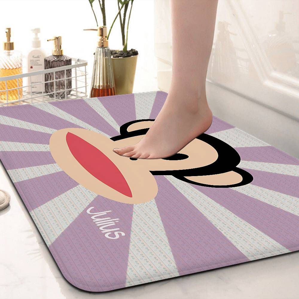 Logo P Pauls F Frank Anmie Door Mat Washable Non Slip Living Room Sofa Chairs Area Mat Kitchen Toilet Rug