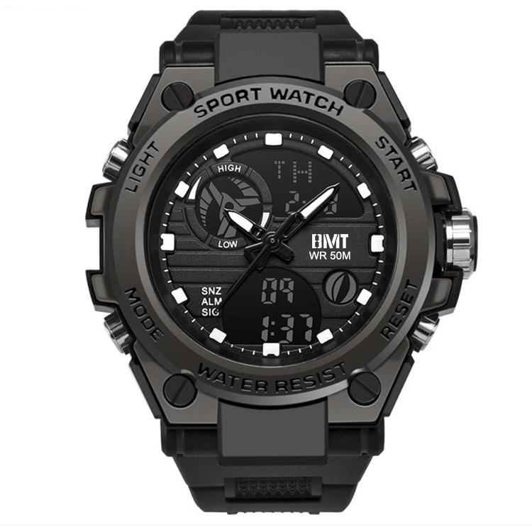 The Most Popular Young People Fashion Digital Dual Time Watch Sport Waterproof Digital Watches men s classic black digital watch