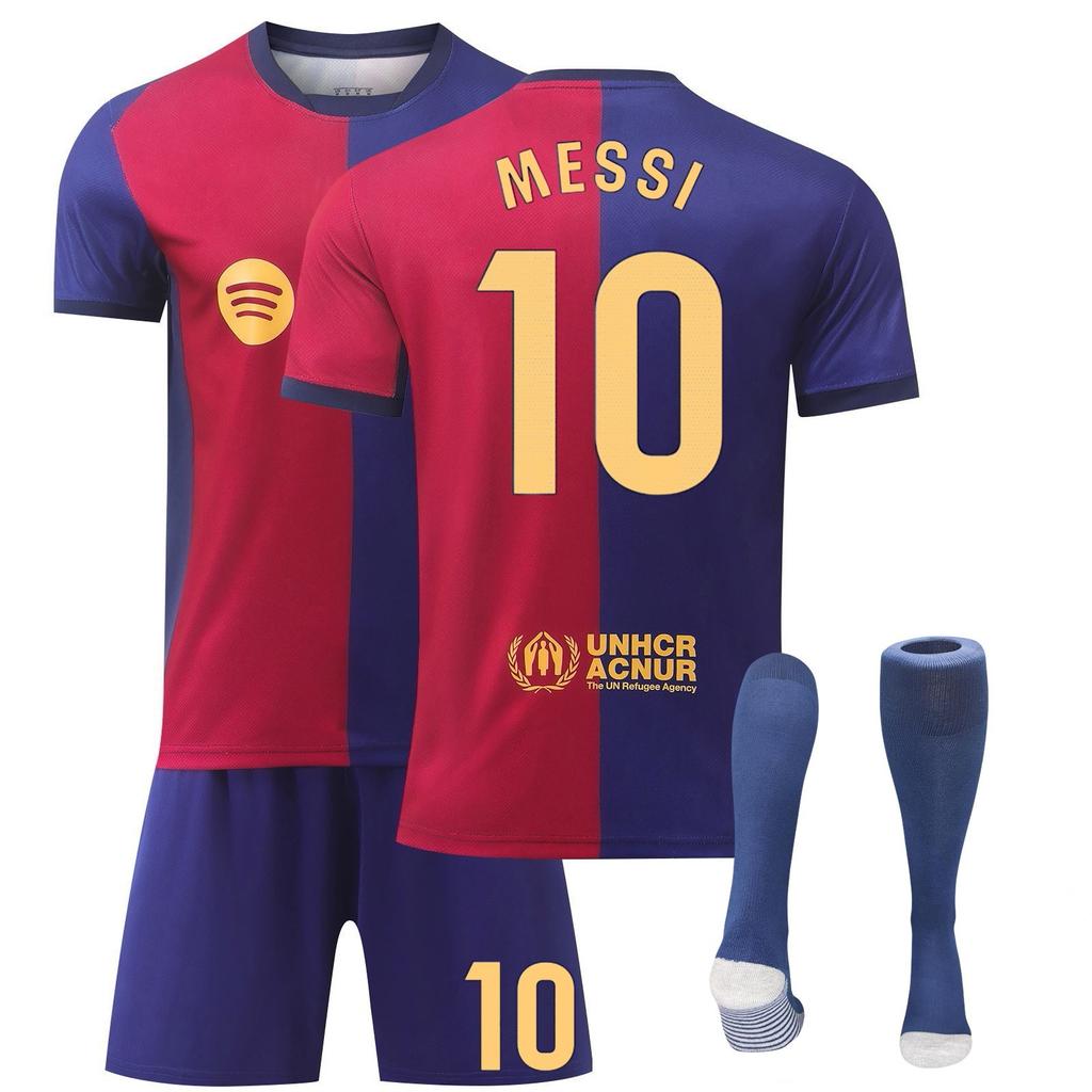 2425Barcelona Set de Tricouri Uniformă Sportivă pentru Antrenament Fotbal Costum
