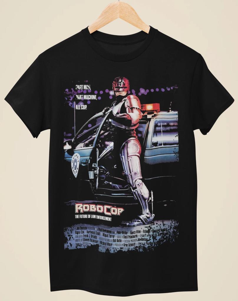 Robocop - Movie Poster Inspired Unisex Black T-shirt