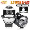 3.0 inch 300W Bi-LED 6PCS+3PCS Car Headlight Projector Lens for Hella 3R G5 30000LM High Low Beam Retrofit Halo Light 6000K