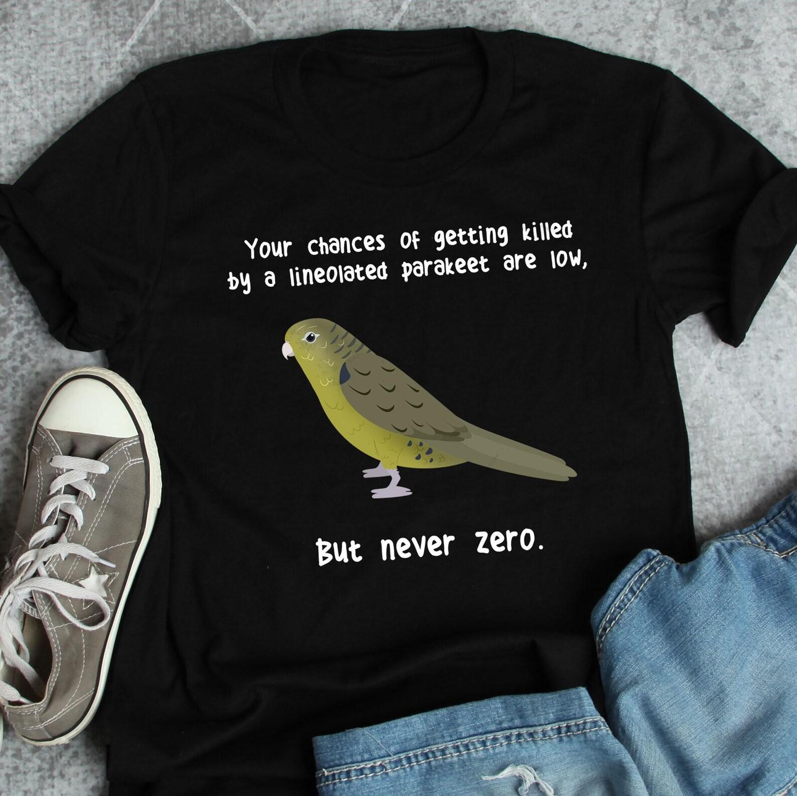 Lineolated Parakeet Shirt, Olive Linnie, , , Funny Bird Lover Gift, Cute Barred Parakeet T-shirt Parrot Tshirt Pet Tee Mom Dad 100