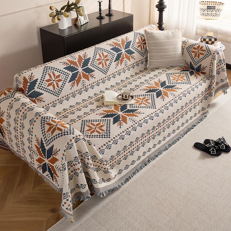 Universal Multifunctional Sofa Cover Living Room Decor Sofa Slipcover Cute All-season Stain Resistance Couch Blanket Cloth
