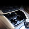 2009-2013 BMW X5 E70 X6 E71 Car Console Center Console Water Drink Cup Holder Frame Strip | Silver | Stainless Steel | Matte | Easy Installation