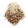 Peluca Larga Ondulada Rubio Mezclado para Mujer Cabello Natural Sexy Rizado Pelucas de Cosplay