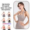 Neck-hanging Large-breasted Beautiful Back Sports Underwear Women's Running Quick-drying Shockproof Gathering Fitness Bra, Wearing Yoga Vest