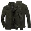 2026 Autumn/Winter Men’s Military Workwear Casual Cotton Jacket, Plus Size, Long Sleeve