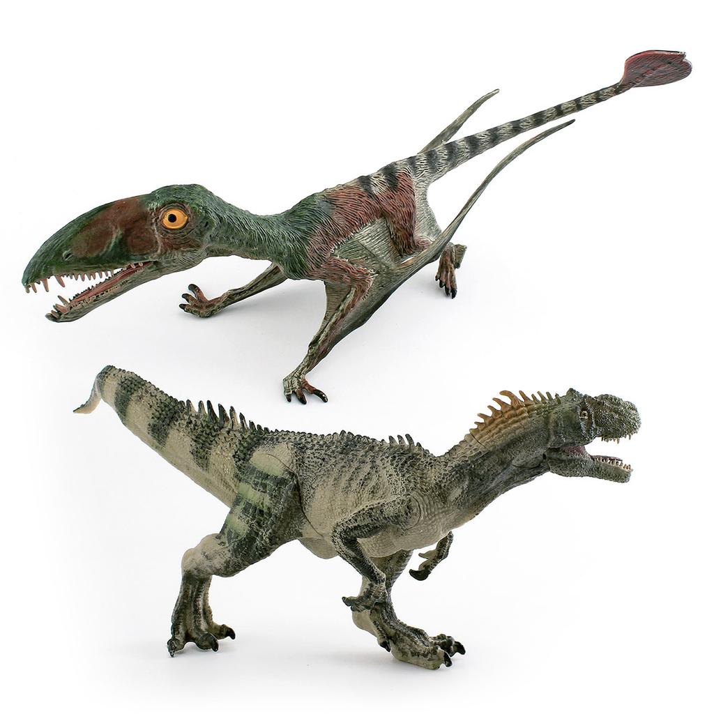 Simulation Jurassic Dinosaur Model Feathered Dragon Leaping Dragon Aeolus Pterosaur Allosaurus Static Ornament Toy