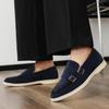 Brand Men Breathable Soft Soled Loafers High-quality Men Spring New Round Toe Comfortable Business Casual Leather Shoes