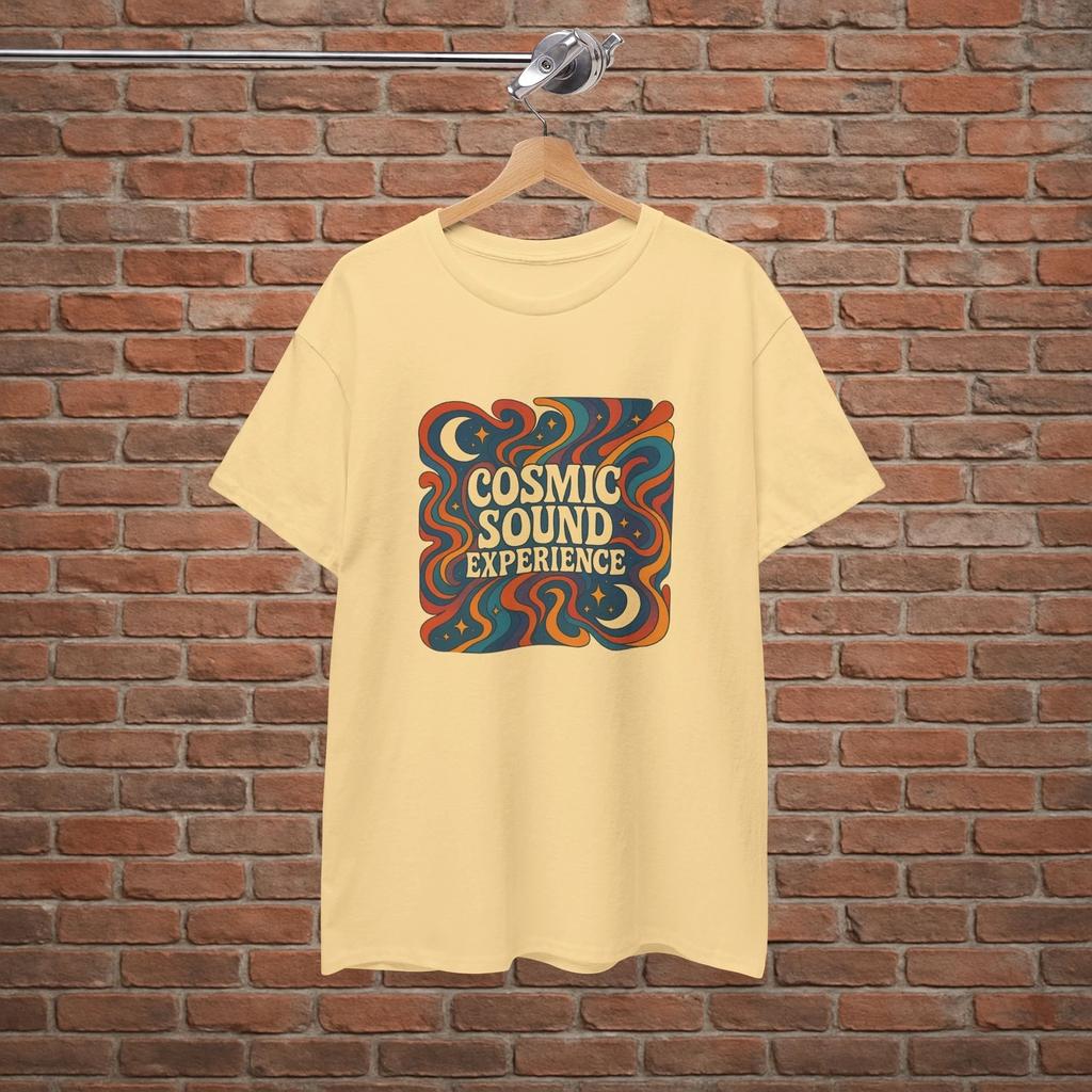 Cosmic Sound Experience Retro T-Shirt 70s Psychedelic Music Design S To XL
