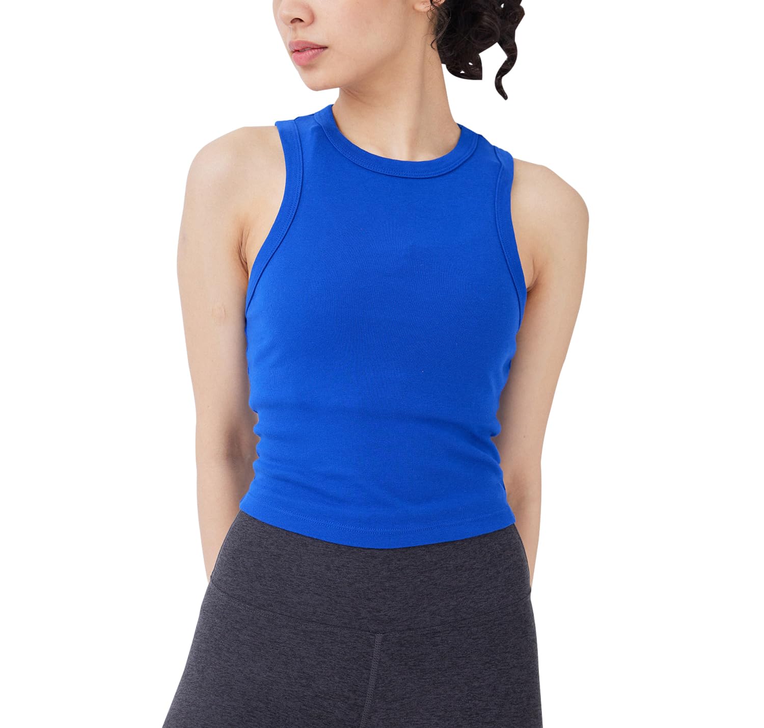 

Nergy Tank Top OF RACER CROP TANK Blue [YEAR OURS] Women s (45)