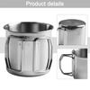 Lightweight Handle Water Cup Silver 260/350/600/660ML