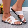 Fashion Women Slippers Trend Flat Casual Sandals Women Lightweight Beach Fashion Shoes Comfy Platform Slippers New Summer Slides Women