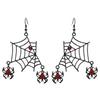 New Gothic Bat Spider Pendant Earrings for Women - Dark Halloween Jewelry