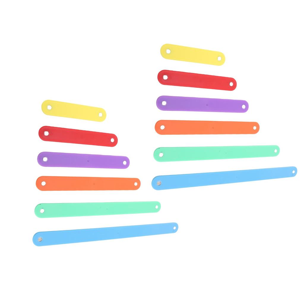 12Pcs Polygon Splicing Strip Magnetic Teach Learn Math Triangle Demonstration Tool Geometry Instruct