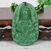 Chinese Lucky Amulet Buddha Necklace Manjushri Bodhisattva Guanyin Pendant For Men Women Long Sweater Chain Gift