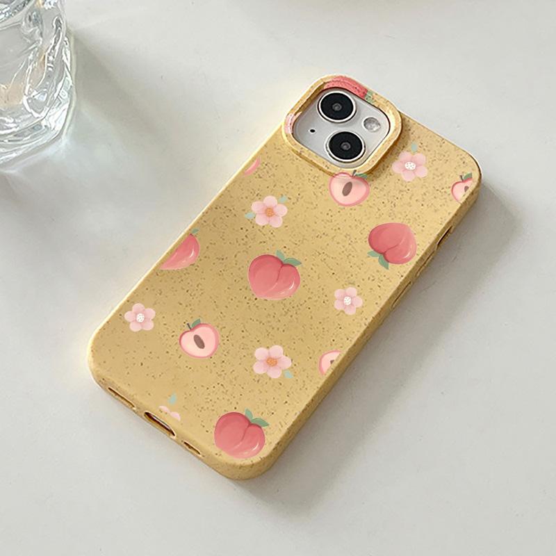 

Чехлы для мобильных телефонов iPhone 11 13 XR 15 Pro Max 12 14 Pro Max Чехол для iPhone 16 7 Plus 8 Plus XS Max Разлагаемые и экологически чистые, устойчивые к падениям iPhone 11 жёлтый