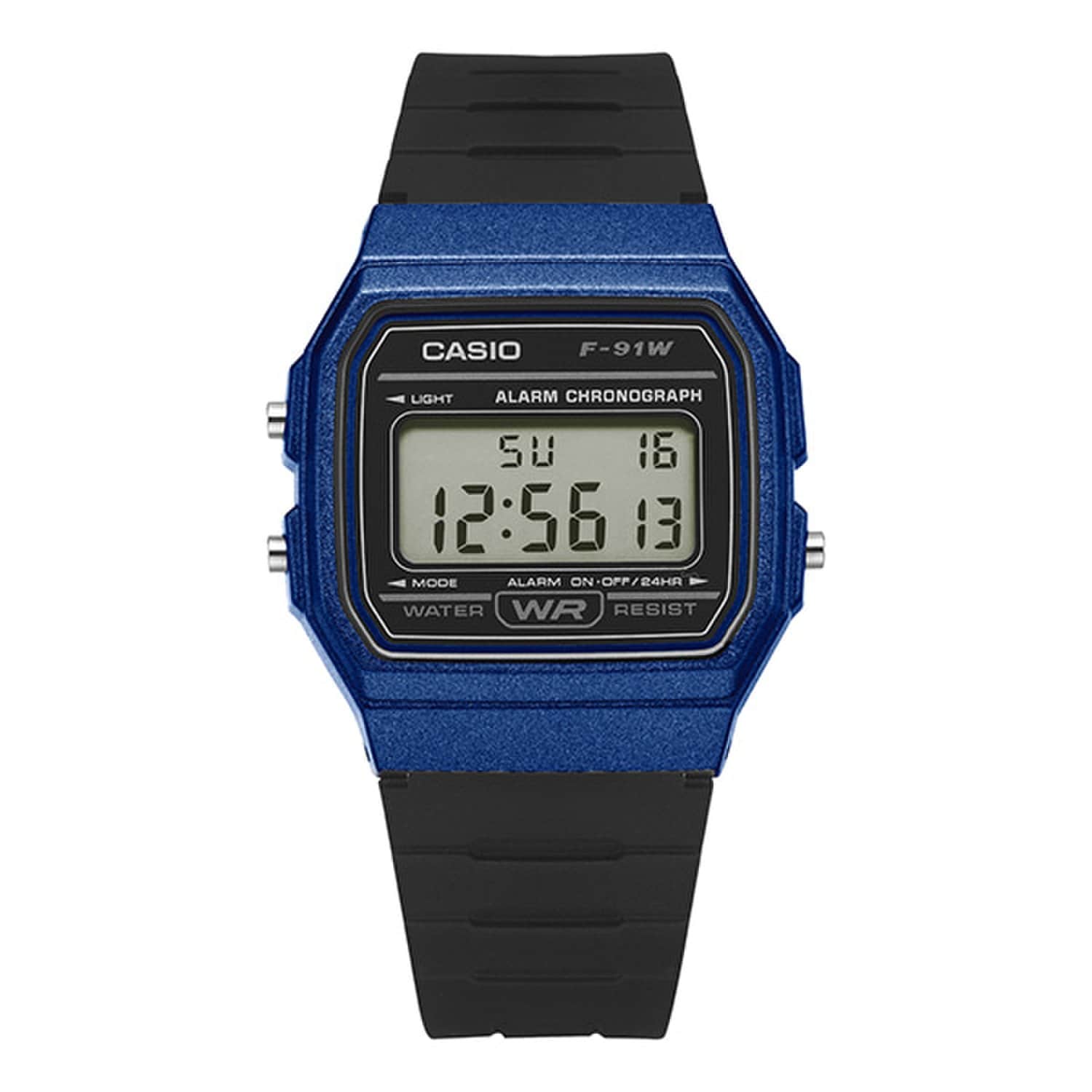 [Casio] F-91WM-2ADF (F-91WM-2A) Цифровые квадратные винтажные ретро унисекс часы из смолы