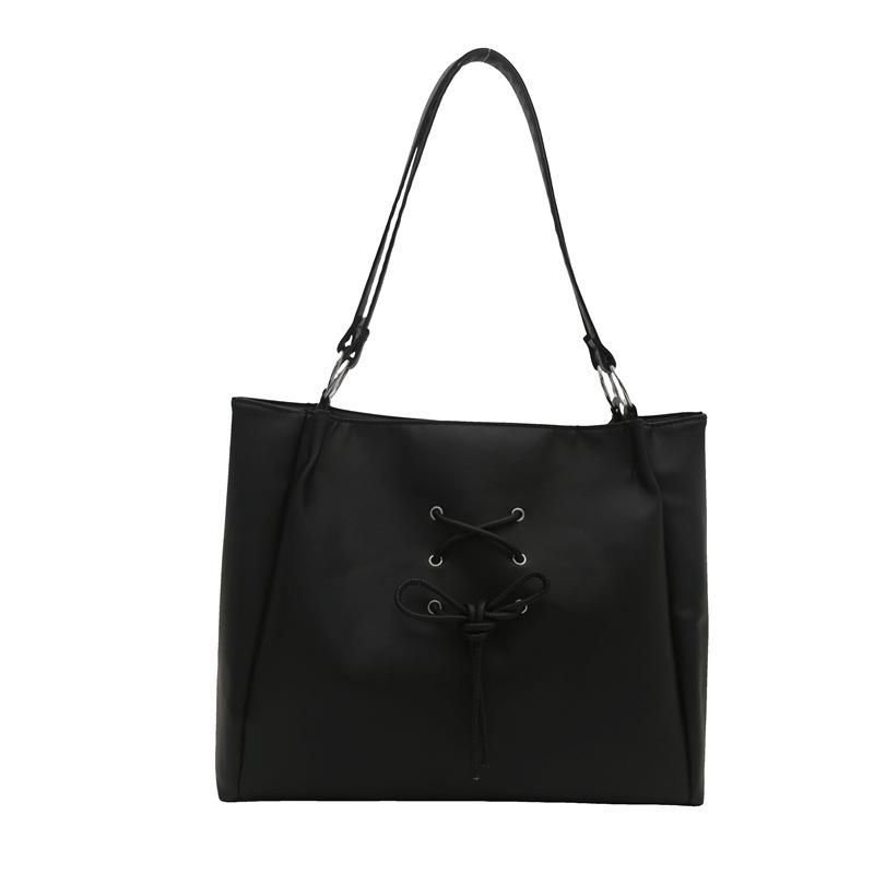Underarm Handbag Large Capacity Personality Fashion Simple 2025 New Sweet Bow Commuter Shoulder Tote Bag