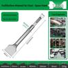 Electric Hammer Drill Bit Set: Square/Round/Hex Shanks, Ultra-Thin Flat/Point Chisel, Shovel, Slotted Wall-Cutting Chisel Head.