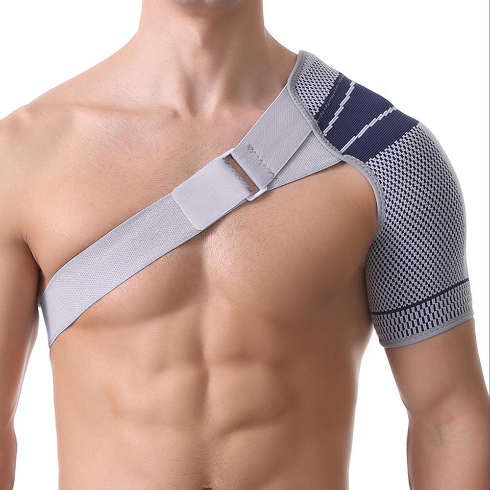 1Pcs Adjustable Shoulder Brace Support For Men Women Left Right Stabilizer Compression Sleeve With Strap