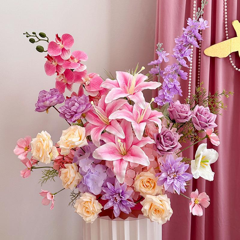Mori-Style Artificial Floral Arrangement for Weddings & Dining Tables