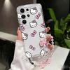 Sanrio Hello Kitty Chain Casing For Xiaomi Redmi Note 15 Pro 5G 15C 15 14C 13C Note 14 13 12 Pro Plus A7 Pro 5G Cute Clear Case