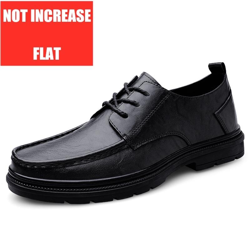 

Туфли мужские повседневные модельные на плоской подошве/каблуке 5 см для увеличения роста, из коровьей кожи, мужские формальные туфли оксфорды, деловые туфли для костюма, выше 37