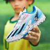 Rotary Buckle Football Shoes Children's Low-top Artificial Turf Short Broken Nails Student Children Middle Children's Grass Sports Shoes