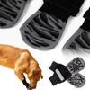 4 Stück/Set Rutschfest Pfotenschutz Hundesocken Schwarz Braun Anti-Haaren Atmungsaktiv Rutschfeste Socken Für 5-30kg Mittelgroße Große Hunde