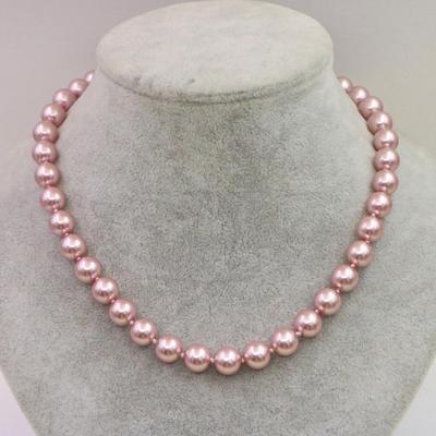 Elegant Tahitian Purple Pearl Necklace – Perfectly Round, High-Luster, Versatile Jewelry Gift for Women