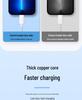 100W Multifunctional 3-in-1 Fast Charging Cable for Power Banks