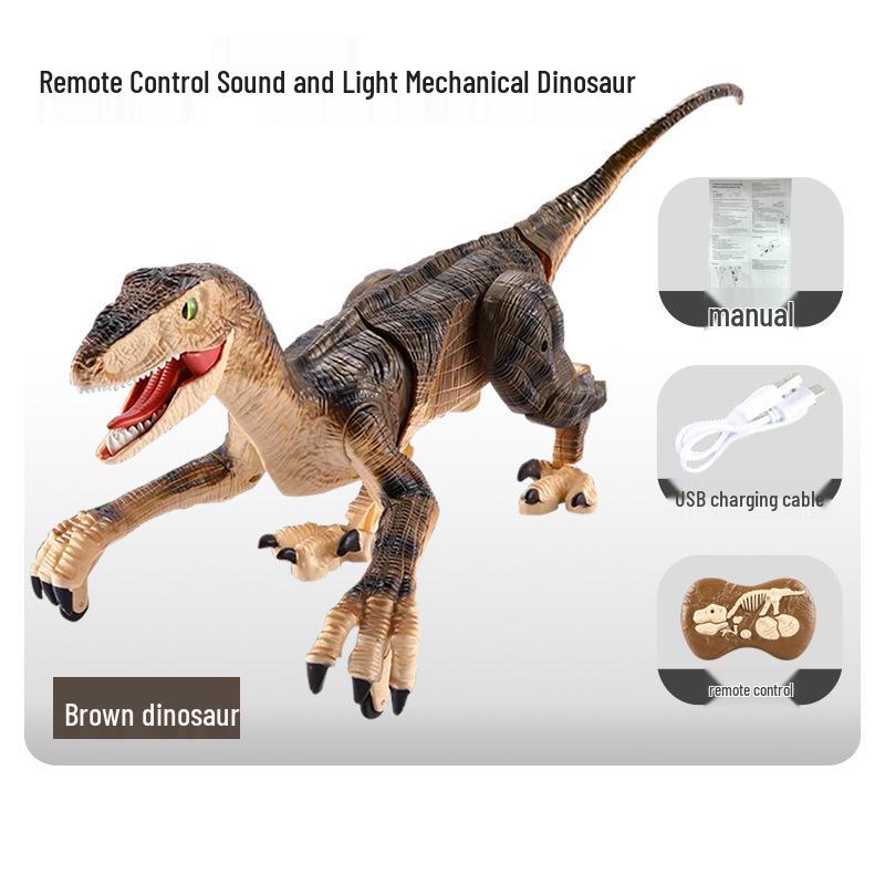 Children's 2.4G Wireless Remote Control Mechanical Dinosaur with Lights and Sound